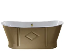 Badkar - Chateau beige gjutjärn 170 cm