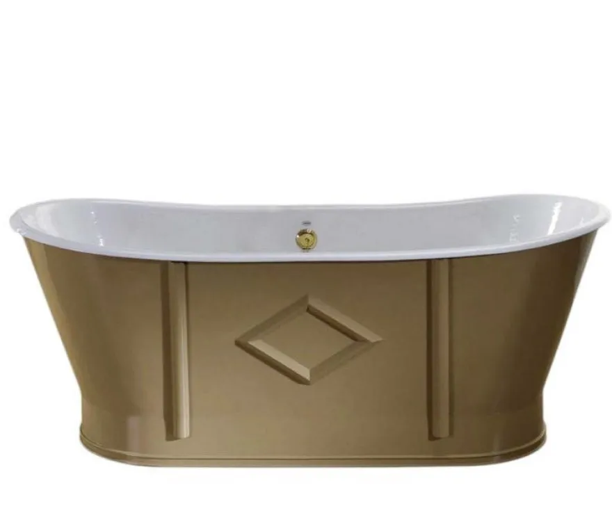 Badkar - Chateau beige gjutjärn 170 cm