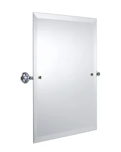 Badrumsspegel - Haga rektangulär - Krom 45 x 60 cm