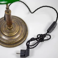 Bordslampa 1903 - Antik med grön klockskärm