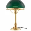 Bordslampa - Karlfeldt mässing, toppig grön