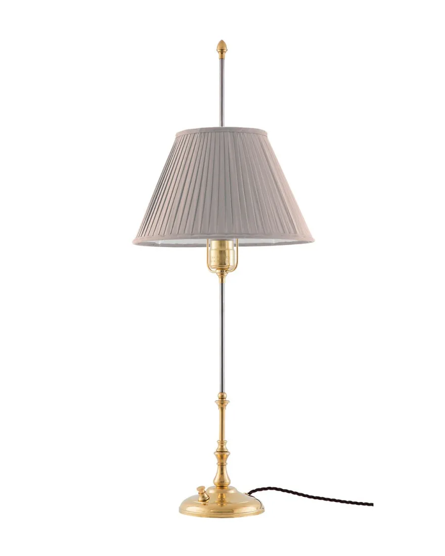 Bordslampa - Stiernstedt mässing, beige skärm