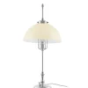 Bordslampa - Swedenborg nickel, benvit skärm