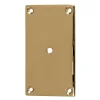 Bottenplatta mässing - För knopp/krok 40 x 70 mm