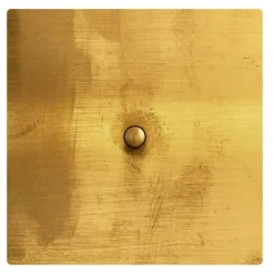 Dimmer kvadrat tryckknapp mässing - Fontini More-serien