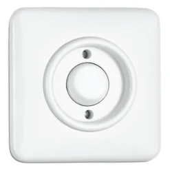 Dimmer kvadrat vit duroplast - THPG infällt