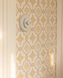 Dimmer LED 4-100W universal vitt porslin - Fontini infällt
