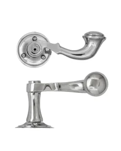 Dörrhandtag - Posthorn klassiskt nickel