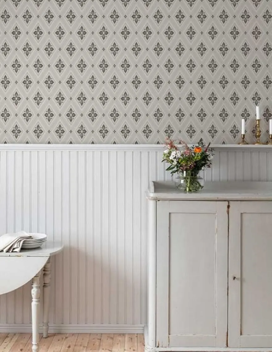 Duro Tapet - Astrid - Beige/Svart