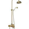 Duschset - Kensington retro med termostatblandare, brons
