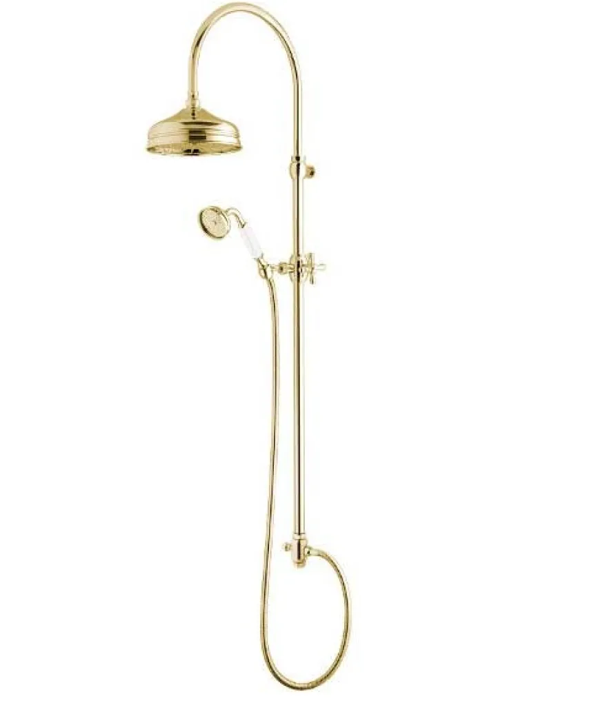 Duschset - Maxima Classic utan blandare, mässing