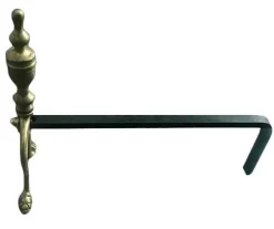 Eldhund antik mässing - Pokal, ett par