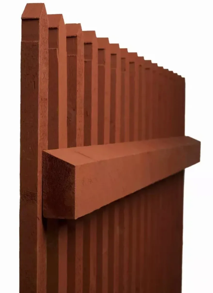 Falu Rödfärg Staket Signatur - Färdigmålad sektion gran 1750 x 1180 mm
