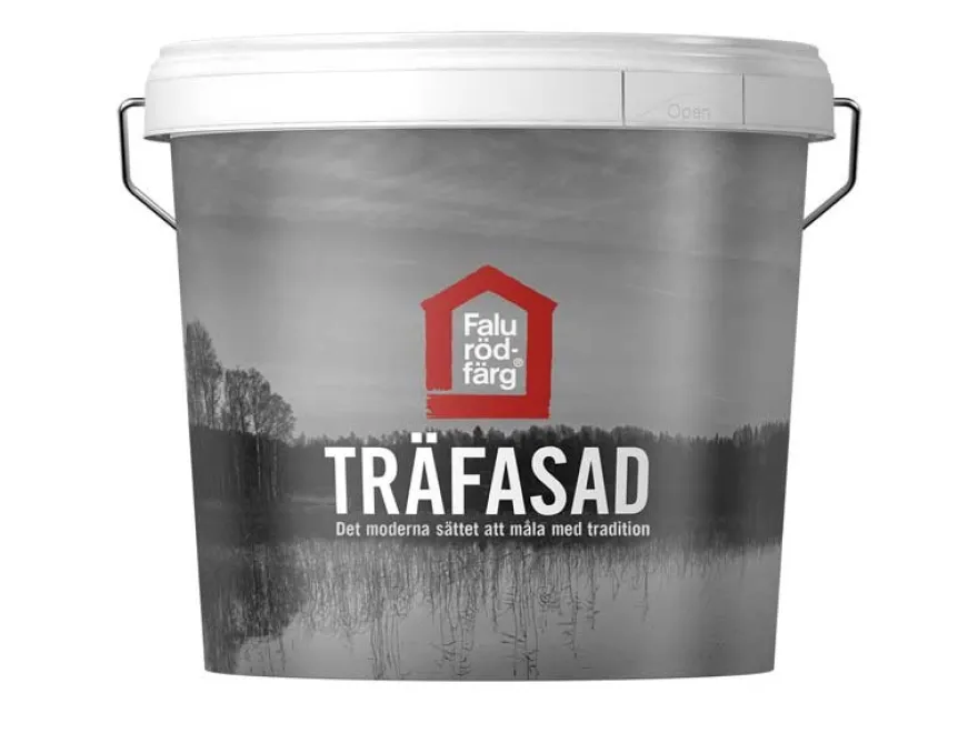 Falu Rödfärg - Träfasad Ljusröd