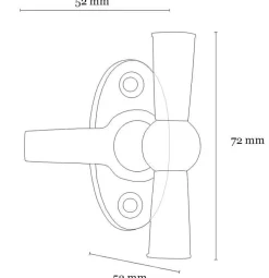 Fönstervred/Skåpvred - Torsgatan nickel