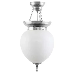 Foajéampel - 200 nickel, opalvit