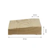Fodersockel - Universal 24x97 mm
