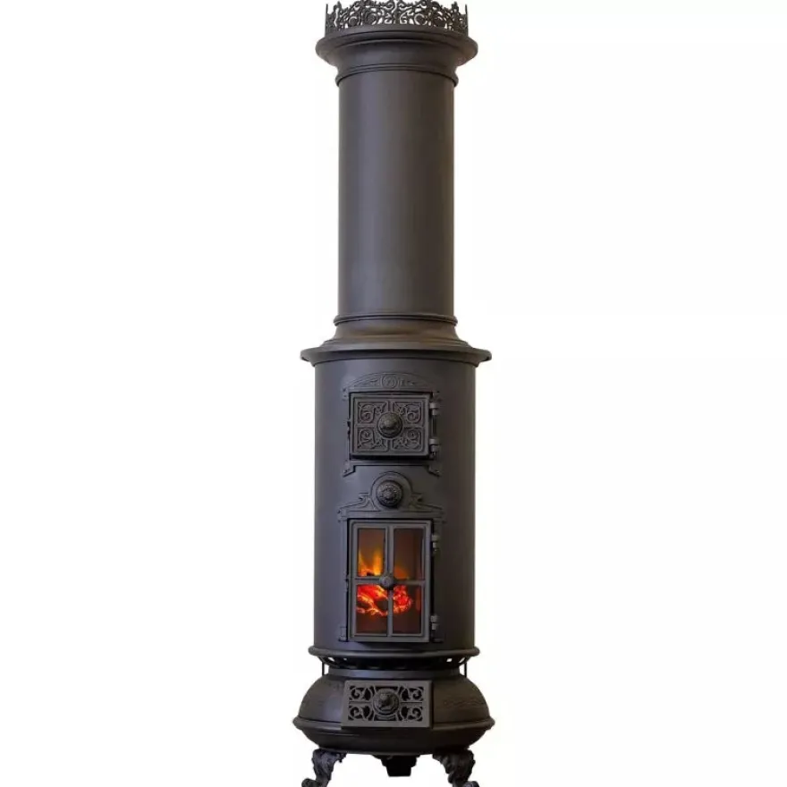 Gjutjärnskamin - Kamin Westbo Classic svart EL