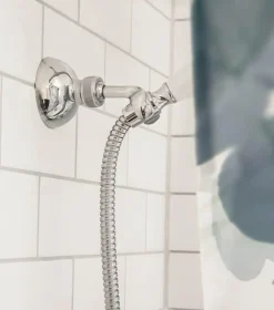 Handduschhållare med kulled, krom