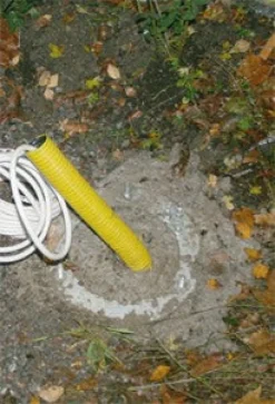 Ingjutningsdon - Till lyktstolpe Ljuså, Ljusfors