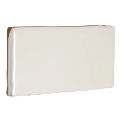 Kakel Mayfair - Elfenbensvit Halftile 7,5 x 15 cm blank, lätt vågigt