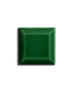 Kakel Victoria - Fasad kant 7,5 x 7,5 cm buteljgrön