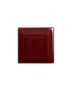 Kakel Victoria - Fasad kant 7,5 x 7,5 cm vinröd