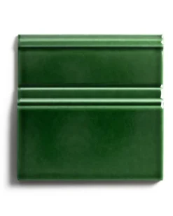Kakel Victoria - Golvsockel list 15 x 15 cm buteljgrön