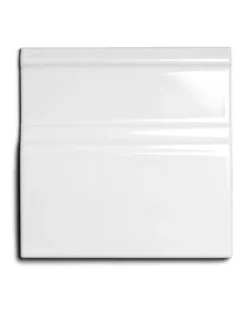 Kakel Victoria - Golvsockel list 15 x 15 cm vit, blank
