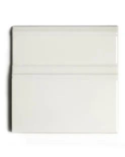 Kakel Victoria - Golvsockel list 15 x 15 cm elfenbensvit, blank