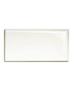 Kakel Victoria - 7,5 x 15 cm elfenbensvit bullnose höger hörn