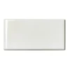 Kakel Victoria - 7,5 x 15 cm elfenbensvit bullnose kortsida