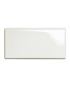 Kakel Victoria - 7,5 x 15 cm elfenbensvit bullnose långsida