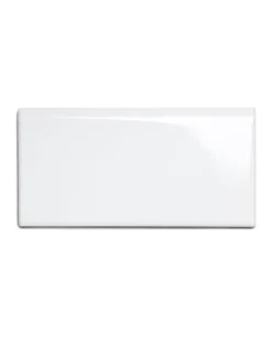 Kakel Victoria - 7,5 x 15 cm vit bullnose långsida