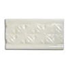 Kakel York - Dekorlist relief 10 x 19,8 cm mandel