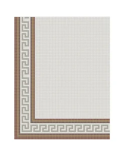 Klinkerfris hörn - Mosaik Regent Röd