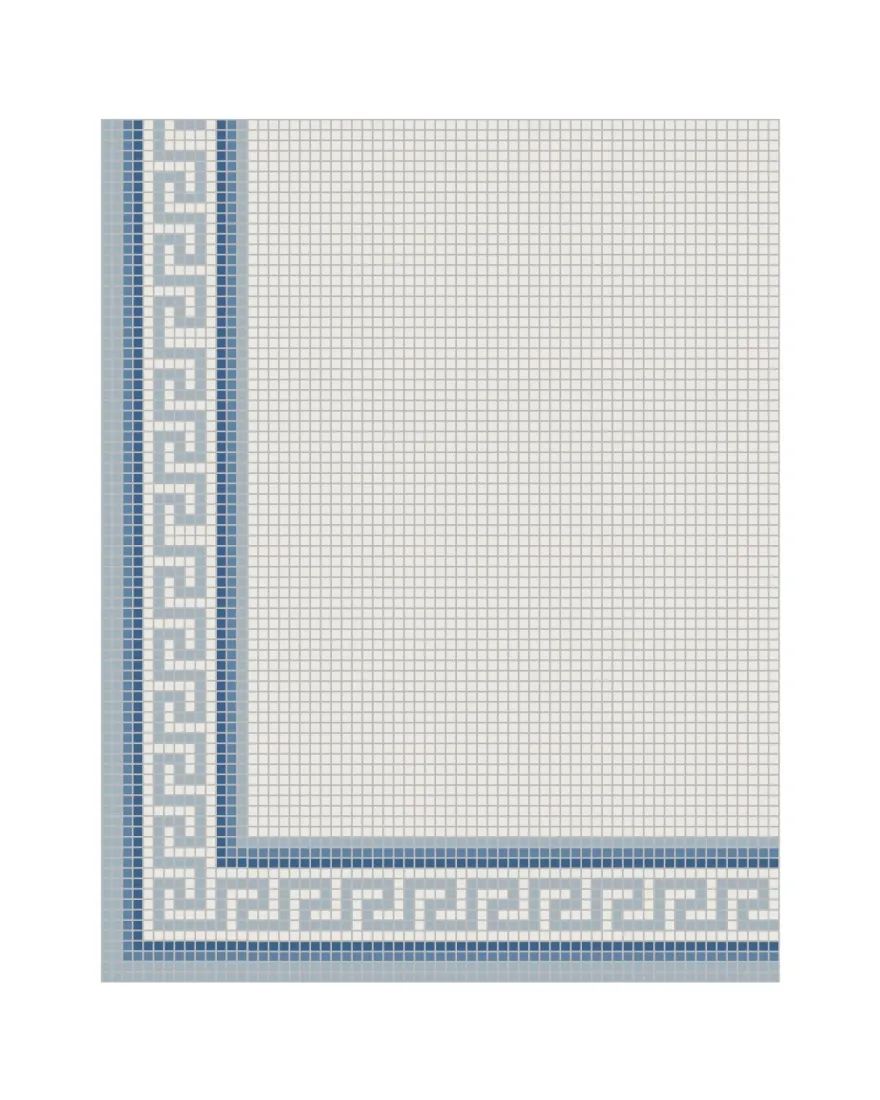 Klinkerfris hörn - Mosaik Regent Blå