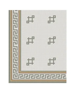 Klinkerfris hörn - Mosaik Regent Grön