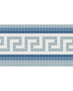 Klinkerfris - Mosaik Regent Blå