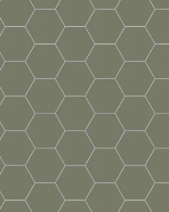 Klinker - Hexagon 10 x 10 cm Australia green