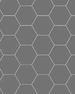 Klinker - Hexagon 15 x 15 cm grafitgrå