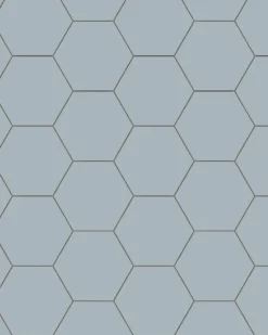 Klinker - Hexagon 15 x 15 cm gråblå
