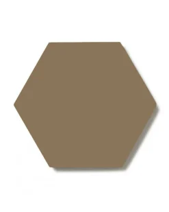 Klinker - Hexagon 15 x 15 cm kaffebrun