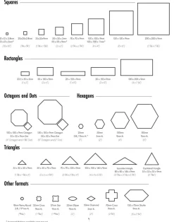 Klinker - Hexagon 15 x 15 cm linne