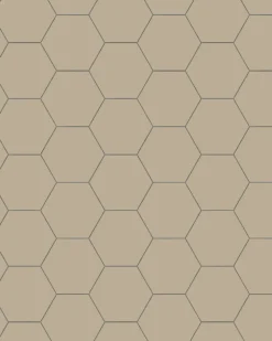 Klinker - Hexagon 10 x 10 cm linne