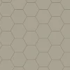 Klinker - Hexagon 10 x 10 cm ljusgrå