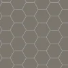 Klinker - Hexagon 10 x 10 cm mörkgrå
