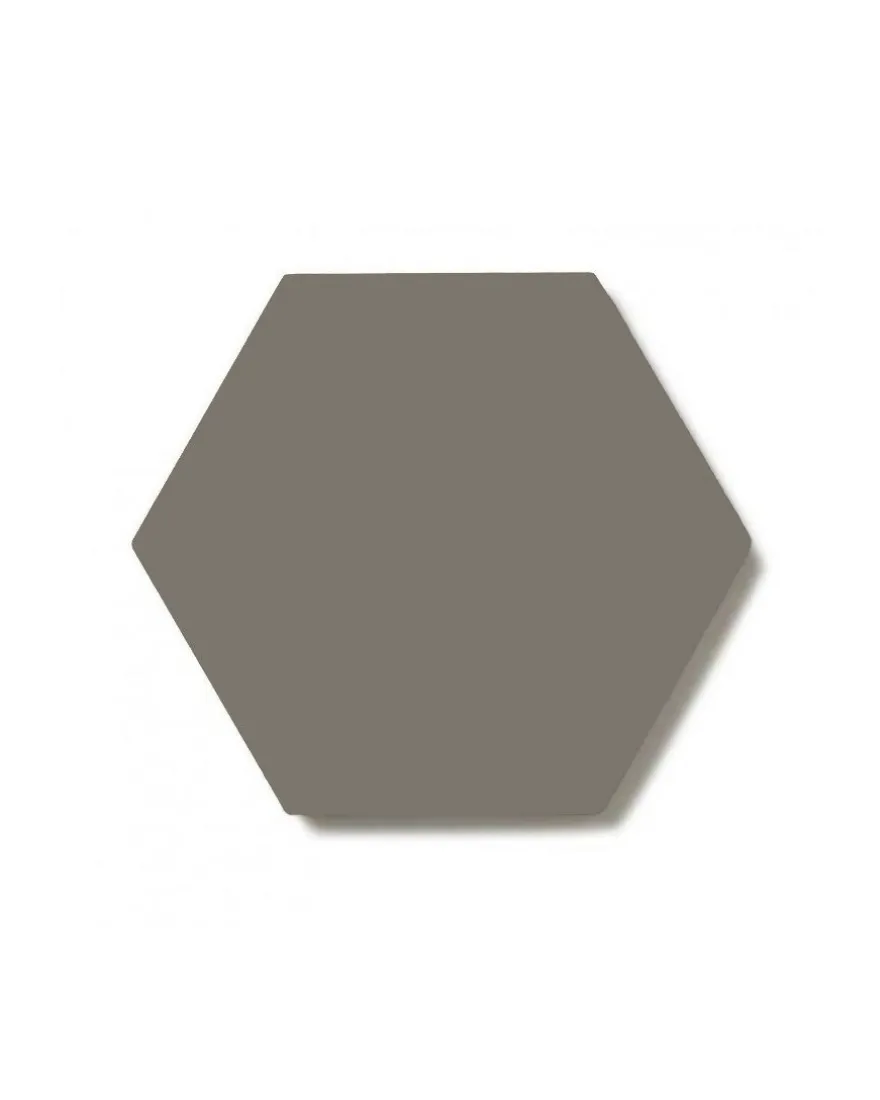 Klinker - Hexagon 10 x 10 cm mörkgrå