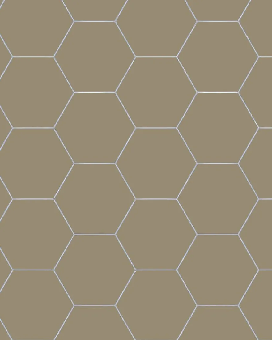 Klinker - Hexagon 15 x 15 cm mullvadsgrå