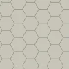 Klinker - Hexagon 10 x 10 cm pärlgrå